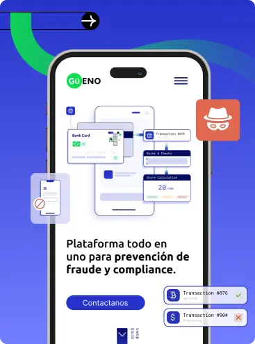 Gueno pataforma de prevencion de fraude y compliance diseño