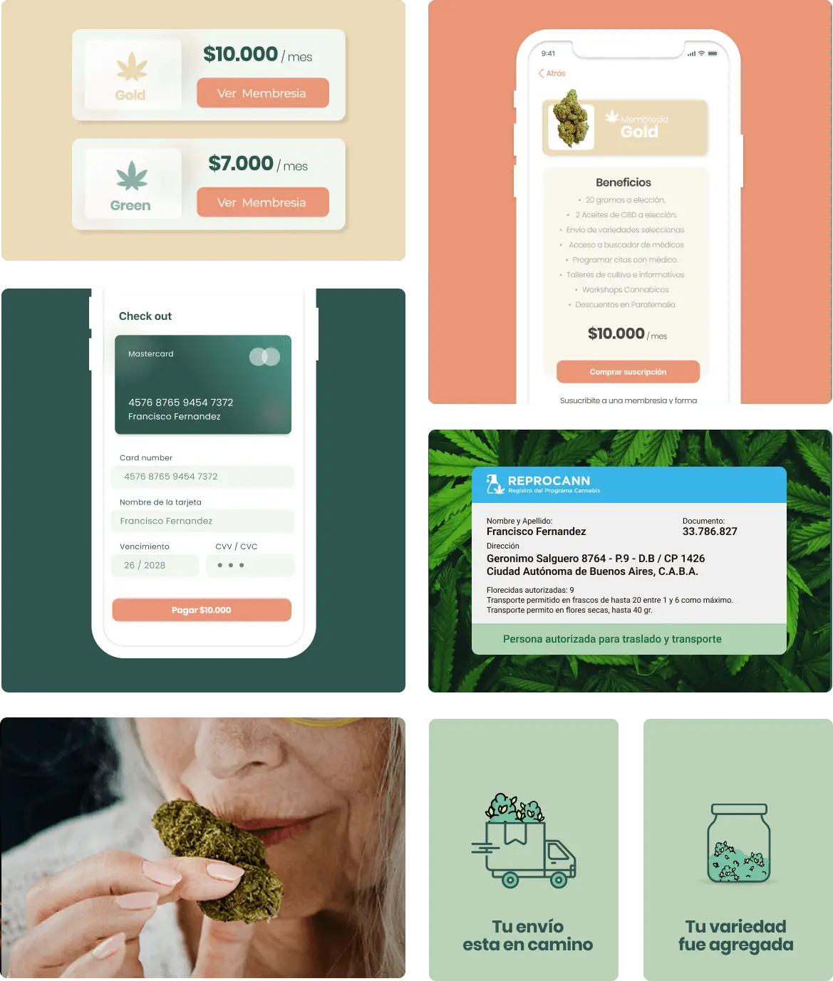 Prototipo Ux cannabis