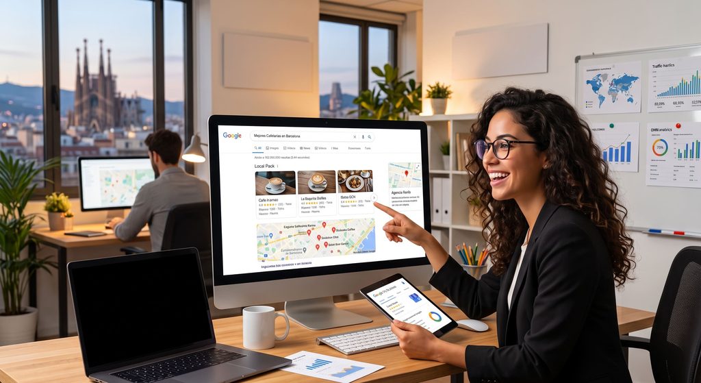 como aparecer en el local pack de google